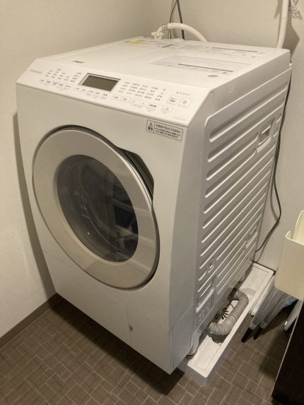 副業の時間を作る　ドラム式洗濯機